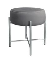 Taboret Pola noga metalowa szara BL14