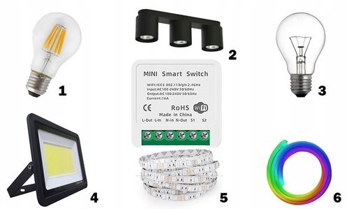 PRZEKAŹNIK WIFI TUYA Włącznik dopuszkowy 16A Smart Life Sterownik światła na Arena.pl