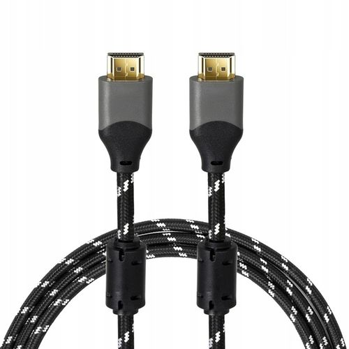 KABEL HDMI - HDMI MOCNY GRUBY PRZEWÓD 2.0 HIGH SPEED 4K UHD 3D 48 BIT na Arena.pl
