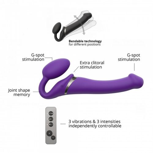 vibrating strap on   m   purple na Arena.pl