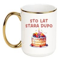 Duży Biało-Złoty 450 ml