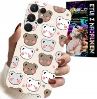 ETUI DO SAMSUNG GALAXY S22 Ultra - MIŚ MISIE WZORY DLA NAJMŁODSZYCH + FOLIA