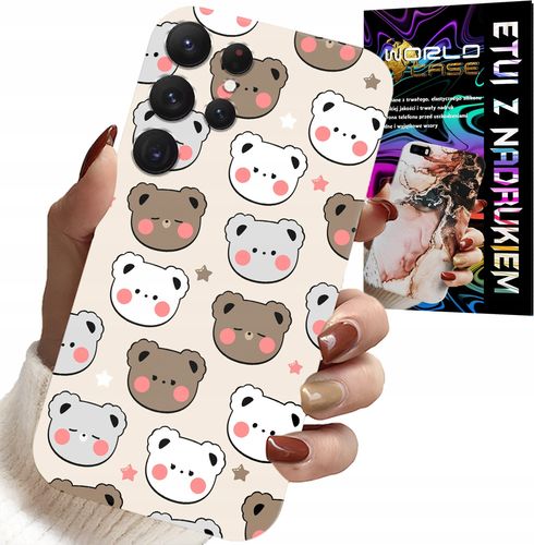 ETUI DO SAMSUNG GALAXY S22 Ultra - MIŚ MISIE WZORY DLA NAJMŁODSZYCH + FOLIA na Arena.pl