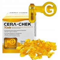 Paski do glukometru Cera-Chek 1code do oznaczania glukozy 50 sztuk
