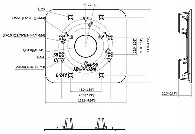 UCHWYT NA SŁUP OBEJMA PFA152-E na Arena.pl
