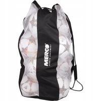 Worek na Piłki Czarny Merco 10-15 Piłek Torba Sportowa