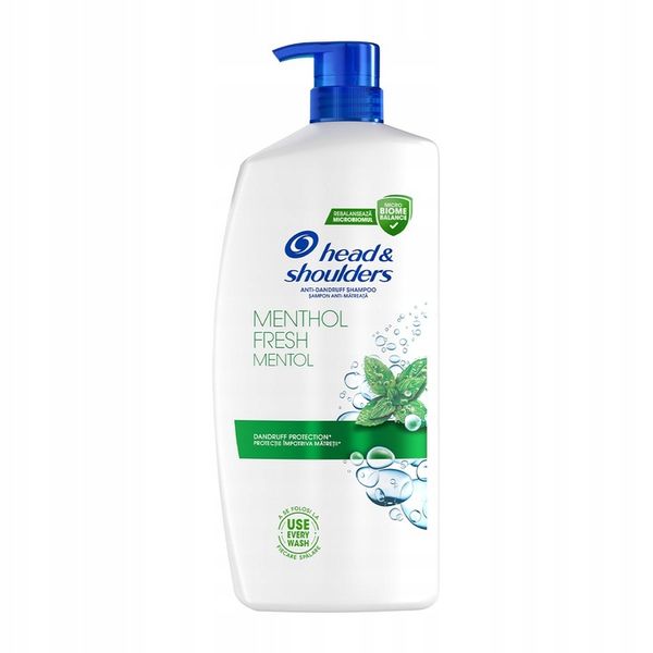 head & shoulders MENTHOL FRESH szampon POMPKA 800ml zdjęcie 1