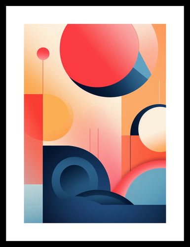 Plakat 25x35cm Geometryczne Marzenia na Arena.pl