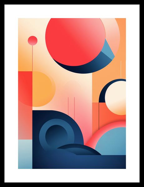 Plakat 25x35cm Geometryczne Marzenia zdjęcie 3
