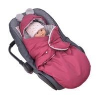 ŚPIWOREK OTULACZ FOTELIK WÓZEK MYSZKA ORTALION BORDO MINKY SZARY