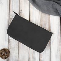 listonoszka damska skórzana abr-22 i kosmetyczka skórzana czarna abr-28