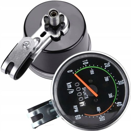 LICZNIK ROWEROWY RETRO BEZBATERYJNY WODOODPORNY XL na Arena.pl