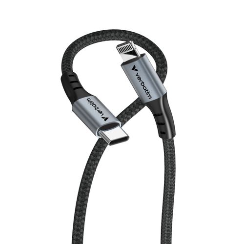 Kabel Verbatim USB-C(M) - Lightning 1,2m, 60W, czarny na Arena.pl