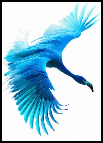 Plakat 50x70cm Błękitny Lot na Arena.pl