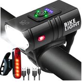 Oświetlenie Rowerowe lampa na rower PRZEDNIA lampka rowerowa TYLNIA