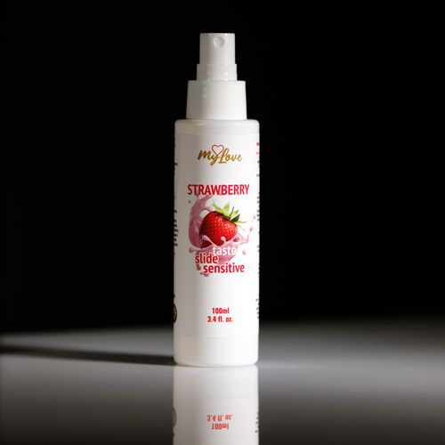 Żel Intymny Truskawkowy - Mylove Taste Slide Sensitive Strawberry 100 Ml na Arena.pl