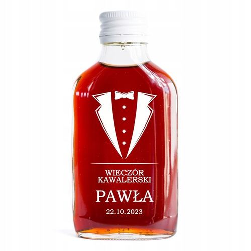BUTELECZKA 100ml na wieczór kawalerski -WZÓR 603 na Arena.pl