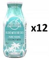 Dr.Coco woda kokosowa niegaz.280 ml x12 szt KARTON