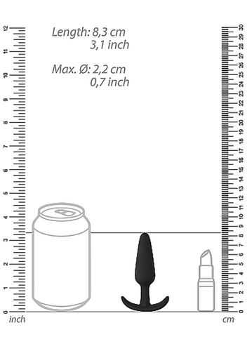 Slim Butt Plug - Black na Arena.pl