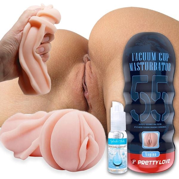 CIASNA CIPKA WAGINA MĘSKI MASTURBATOR + ŻEL GRATIS zdjęcie 1