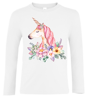 Bluzka t-shirt z długim rękawem Koń Jednorożec