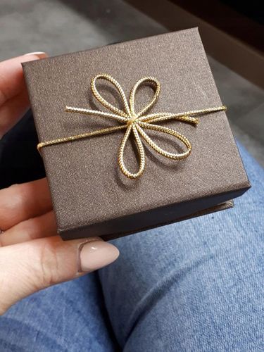 Złoty pierścionek zaręczynowy ONE WAY grawer r.14 na Arena.pl