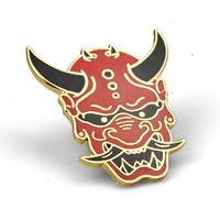 Hannya Demon | 5 cm | Metal | Przypinka | Japan