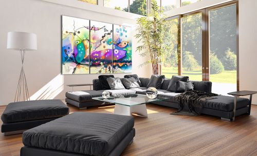 Obraz Na Płótnie - Ryby Pastele  - 165X110 Cm - Ce165X110-4096 na Arena.pl