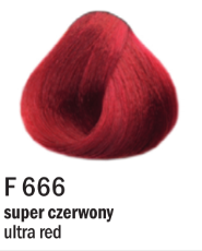Allwaves Cream Color farba do włosów, koloryzacja trwała, 100 ml F666 super czerwony na Arena.pl