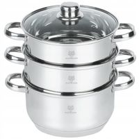 GARNEK DO GOTOWANIA NA PARZE 20cm 3,3L PAROWAR