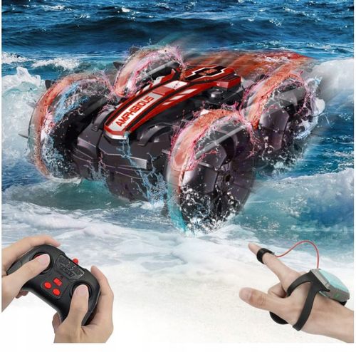 AUTO RC AMFIBIA PŁYWAJĄCY SAMOCHÓD ZDALNIE STEROWANY PILOT + OPASKA NA GEST na Arena.pl