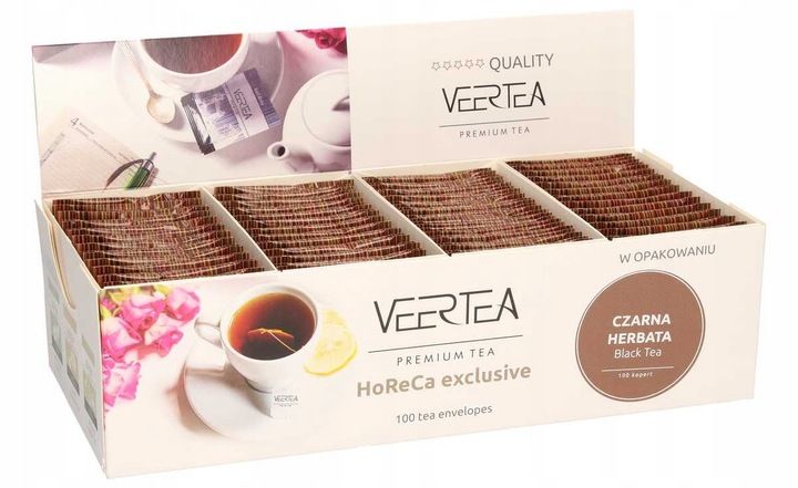 Herbata czarna Veertea Black Tea 100x2g zdjęcie 4