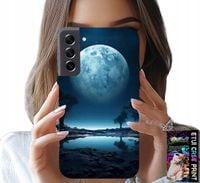 ETUI DO SAMSUNG GALAXY S21 - PEŁNIA KSIĘŻYCA KSIĘŻYC FUTERAŁ + FOLIA