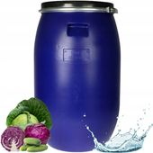 BECZKA PLASTIKOWA DO KISZENIA ZBIORNIK NA DESZCZÓWKĘ DUŻA ATEST 120L