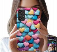ETUI DO SAMSUNG GALAXY A33 5G - KOLOROWE SERCA MOŻLIWOŚĆ PERSONALIZACJI