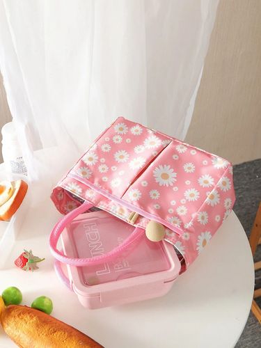 Torba Termiczna Izolacyjna Na Drugie Śniadanie Lunch Stokrotka Różowa na Arena.pl