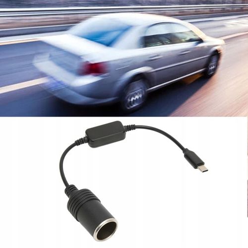 ADAPTER ZAPALNICZKI SAMOCHODOWEJ 5V USB C DO 12V na Arena.pl