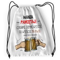 Plecak Dla Wandy Sportowy Szkolny Worek Torba Z Nadrukiem Ze Zdjęciem