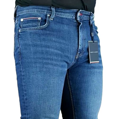 Męskie jeansy Tommy Hilfiger Bleecker Slim MW0MW18854 nowe oryg. - W32/L34 na Arena.pl