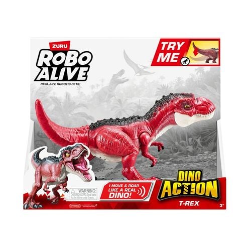 ROBO ALIVE DINO Interaktywny ZURU DINOZAUR TYRANOZAUR T-REX Dźwięk i Ruch na Arena.pl