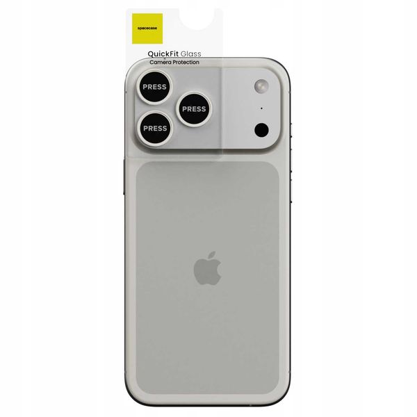 Spacecase Quickfit Camera Iphone 17 Pro / 17 Pro Max Silver zdjęcie 8