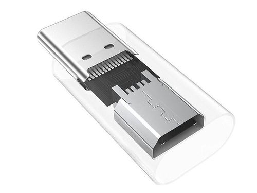 Adapter Przejściówka USB-C 3.1 na micro USB Biały na Arena.pl