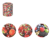 komplet 10 wieczek, zakrętek do słoików, przetworów, fi 66, owoce mix