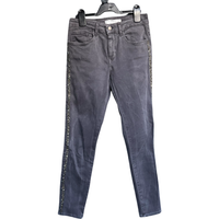 Zara Damskie Spodnie Wygodne Jeansowe Dżinsowe Stylowe Szare 38