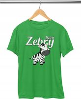 KOSZULKA DZIECIĘCA T-SHIRT - DZIEŃ ZEBRY NIETYPOWE DNI - XXS 98-104