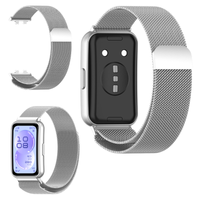Pasek do Huawei Band 11 / Band 11 Pro bransoleta opaska metalowy srebrny