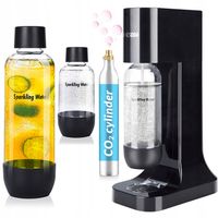 SATURATOR + 2x BUTELKI Saturator do wody + NABÓJ Zestaw