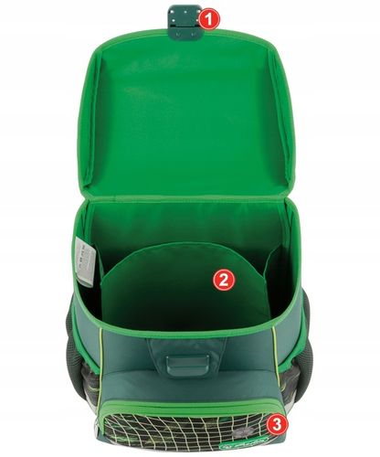 TORNISTER SZKOLNY HERLITZ LOOP PLUS PIŁKA NOŻNA ZESTAW KLASA 1-3 na Arena.pl