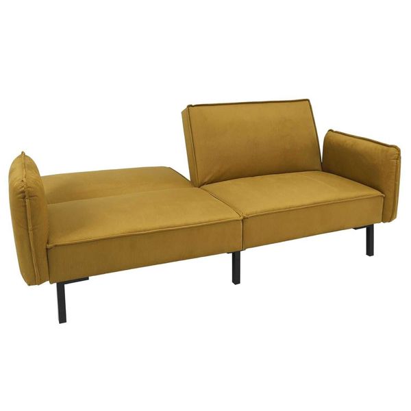 Sofa rozkładana Giulia żółta zdjęcie 3