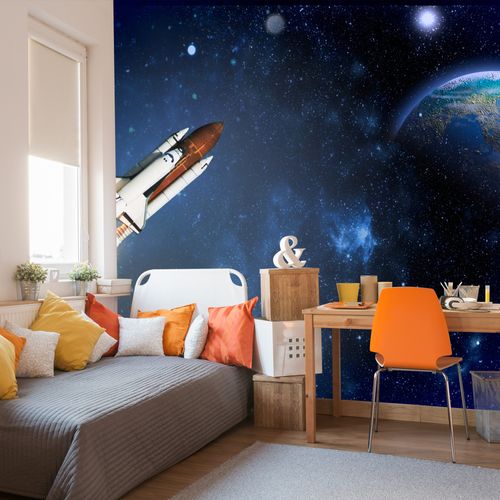 Fototapeta RAKIETA Ziemia Planeta Kosmos Gwiazdy 270cm x 180cm na Arena.pl